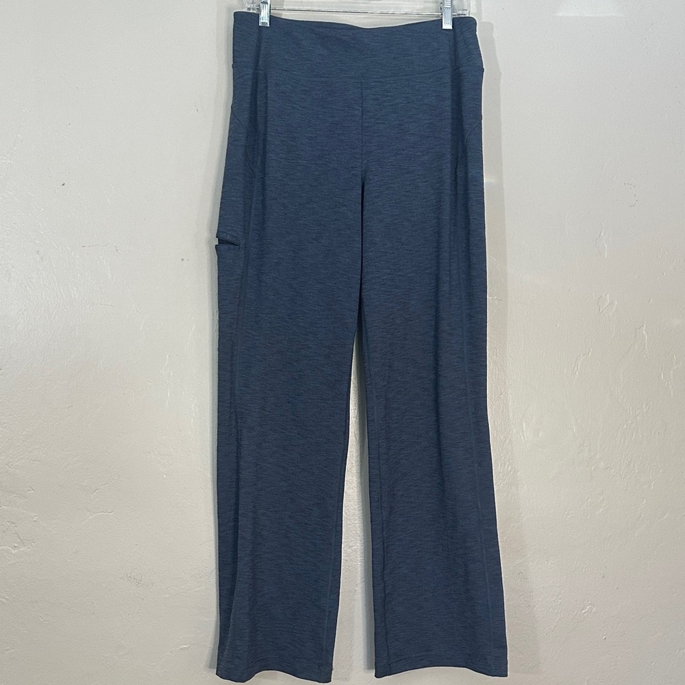 Duluth Trading Co Women's Blue Stretch Yoga Pants